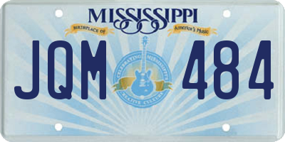 MS license plate JQM484