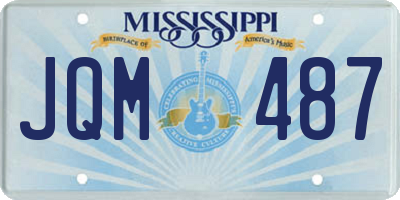 MS license plate JQM487