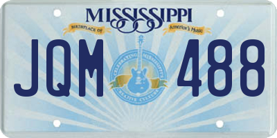 MS license plate JQM488