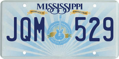 MS license plate JQM529