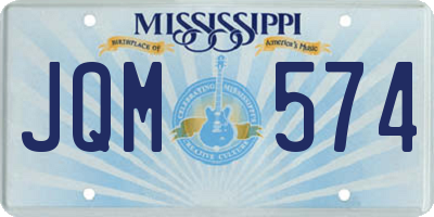 MS license plate JQM574