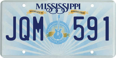 MS license plate JQM591
