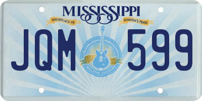 MS license plate JQM599