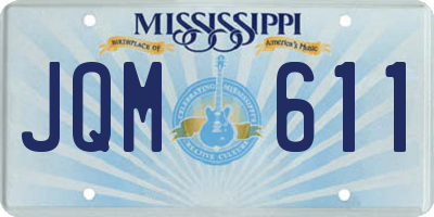 MS license plate JQM611