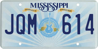 MS license plate JQM614