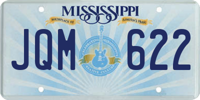 MS license plate JQM622