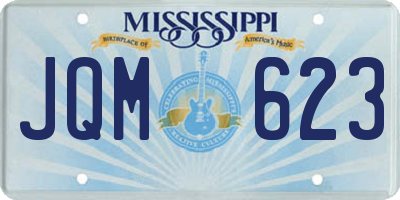 MS license plate JQM623