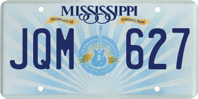 MS license plate JQM627
