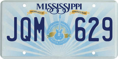 MS license plate JQM629