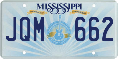 MS license plate JQM662