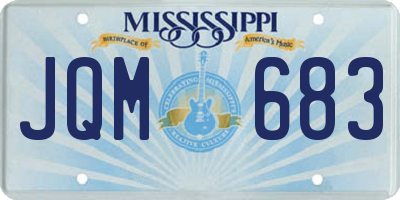 MS license plate JQM683