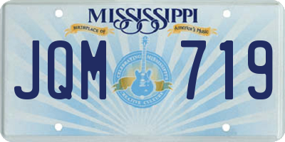 MS license plate JQM719