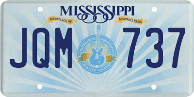 MS license plate JQM737