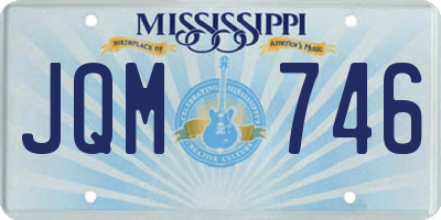 MS license plate JQM746