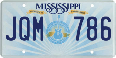 MS license plate JQM786