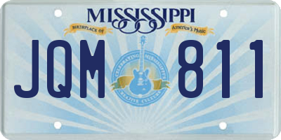 MS license plate JQM811