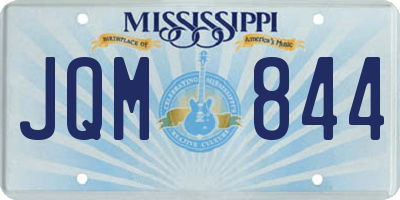 MS license plate JQM844