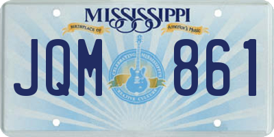 MS license plate JQM861