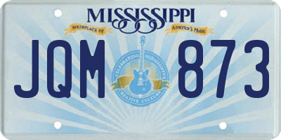 MS license plate JQM873