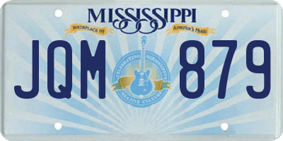 MS license plate JQM879