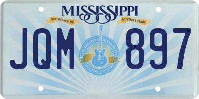 MS license plate JQM897