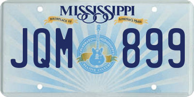 MS license plate JQM899