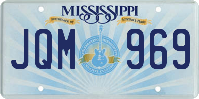 MS license plate JQM969