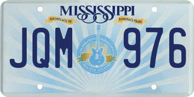 MS license plate JQM976