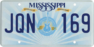 MS license plate JQN169