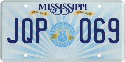 MS license plate JQP069