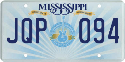 MS license plate JQP094