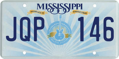 MS license plate JQP146