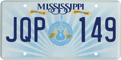 MS license plate JQP149