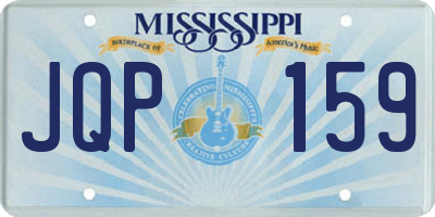 MS license plate JQP159