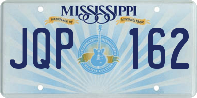 MS license plate JQP162
