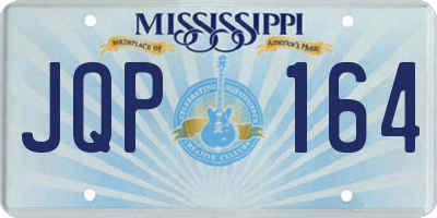 MS license plate JQP164