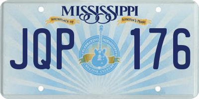 MS license plate JQP176
