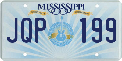 MS license plate JQP199