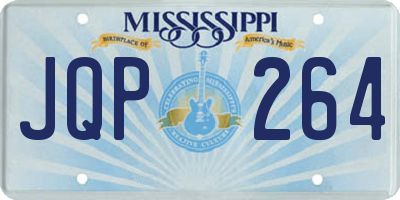 MS license plate JQP264