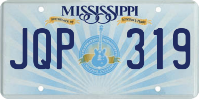 MS license plate JQP319