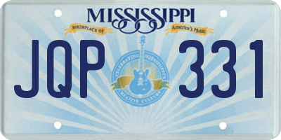MS license plate JQP331