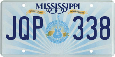 MS license plate JQP338