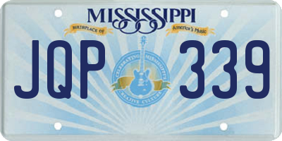 MS license plate JQP339