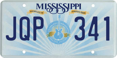 MS license plate JQP341
