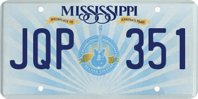 MS license plate JQP351