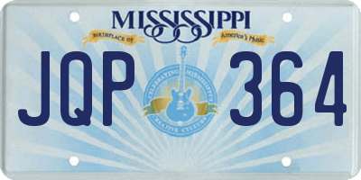 MS license plate JQP364