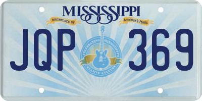 MS license plate JQP369