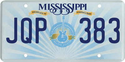 MS license plate JQP383