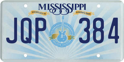 MS license plate JQP384