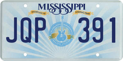 MS license plate JQP391